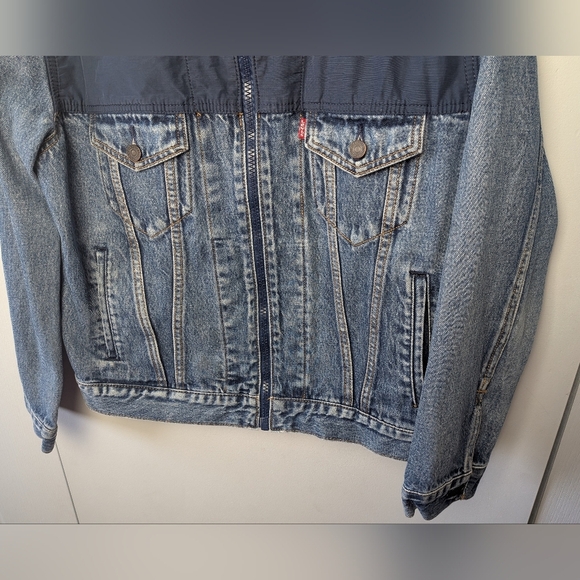 LEVI'S Men Jeans Jacket Size Small Unisex Denim Mid Jeans Mid Polyester Pockets - Picture 5 of 14